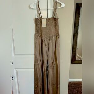 Tan Jumpsuit size Small
